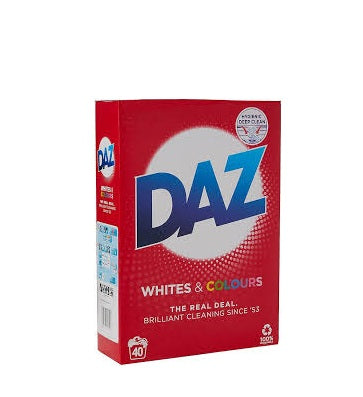 DAZ WHITE & COLOUR POWDER 40 WASH 2.6KG