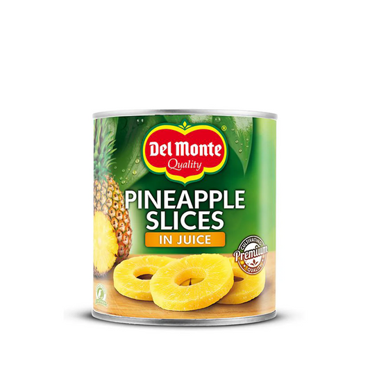 DEL MONTE PINEAPPLE SLICE IN JUICE 820g