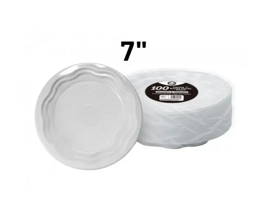 DID DELUXE REUSABLE PLATES 7'' 100PK