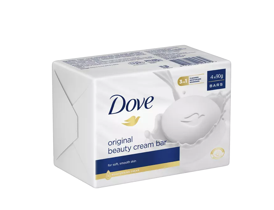 DOVE SOAP BAR ORIGINAL 4PK 90G