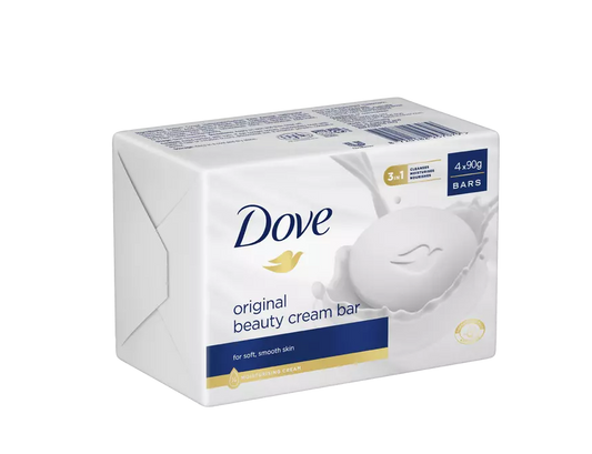 DOVE SOAP BAR ORIGINAL 4PK 90G
