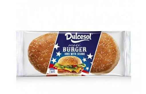 DULCESOL BRIOCHE BURGERS BUNS 300G 4PK
