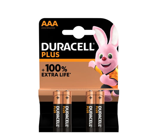 DURACELL PLUS POWER AAA 4pk