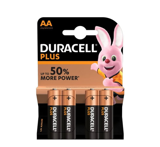 DURACEL PLUS POWER AA 4pk