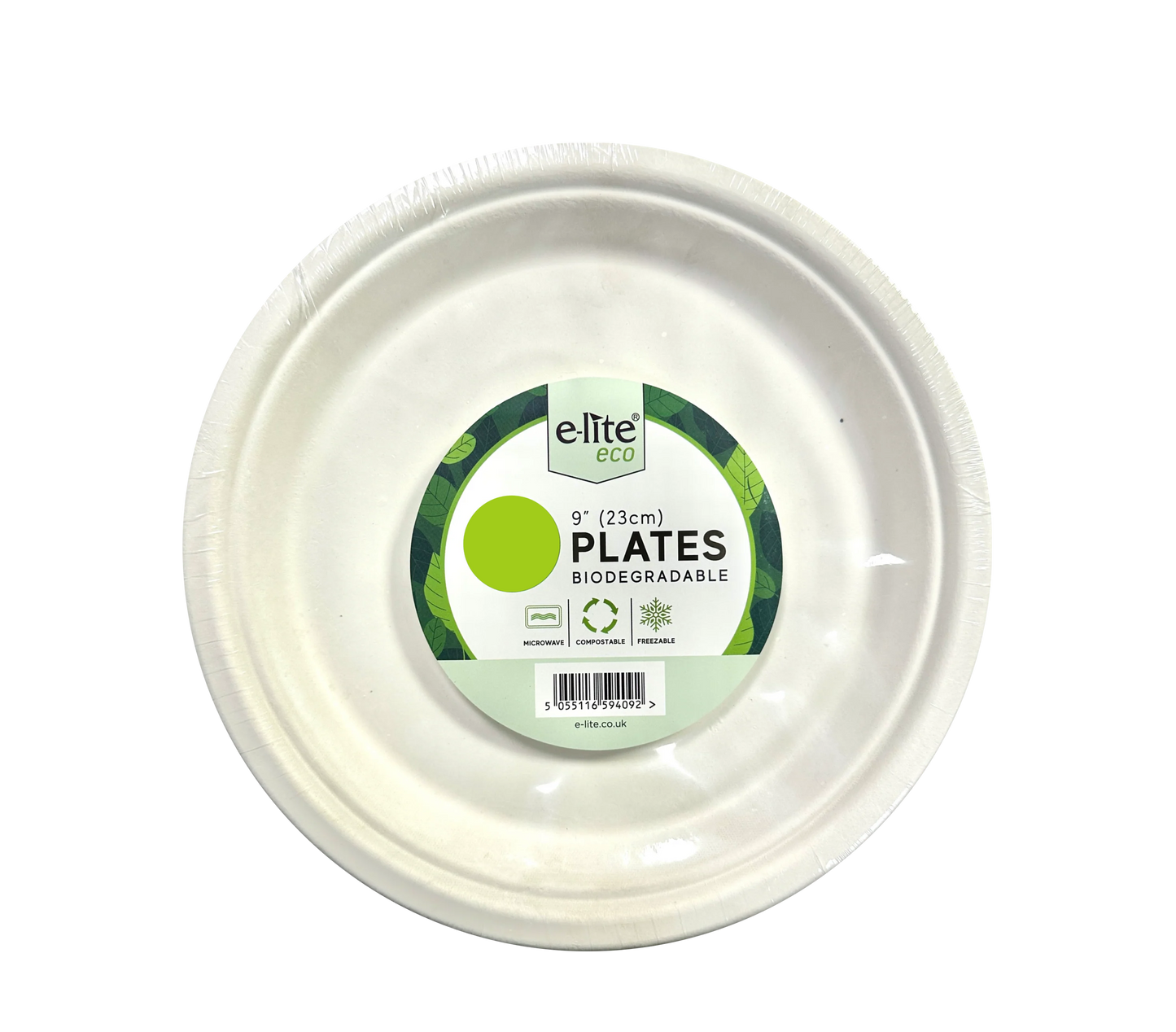 E-LITE 9" REUSABLE 23CM PLATES 40Pcs