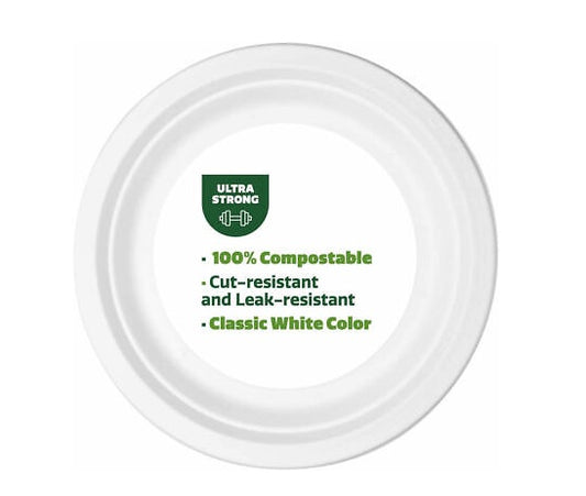 ELITE BIODEGRADEBLE 10'' PLATES 8PK