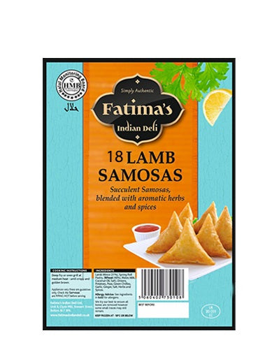 FATIMA'S LAMB SAMOSA 18PCS