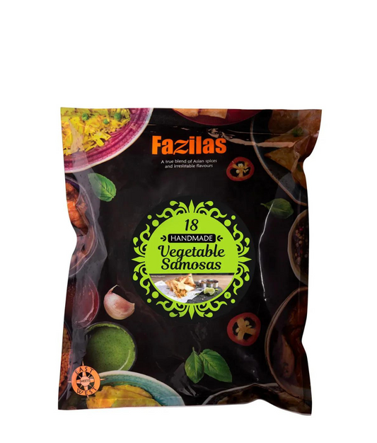 FAZILAS H/M VEG SAMOSA 18PK
