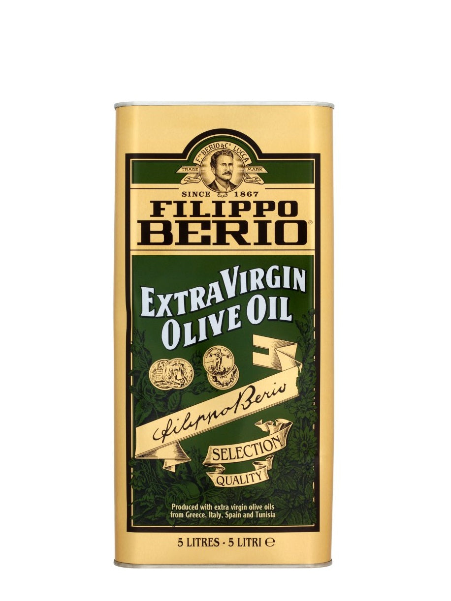 EXTRA VIRGIN OLIVE OIL TIN 5L (FILIPPO BERIO)