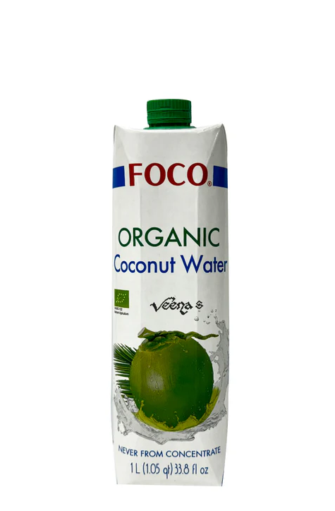 FOCO ORGANIC COCONUT WATER 1LTR