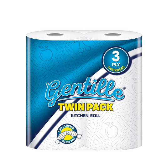GENTLE KITCHEN TOWEL 3PLY 2PK