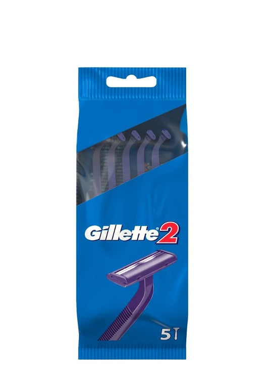 GILLETTE RAZOR 5PK DISPOSABLE