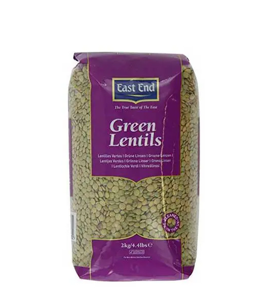 GREEN LENTILS 2KG (EAST END)