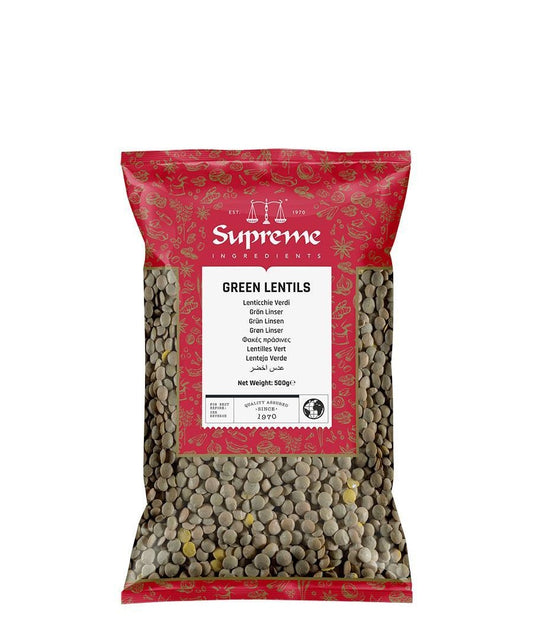 GREEN LENTILS 500G (SUPREME QUALITY)