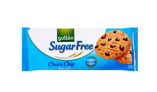 SUGAR FREE CHOCO CHIP BISCUITS 125G