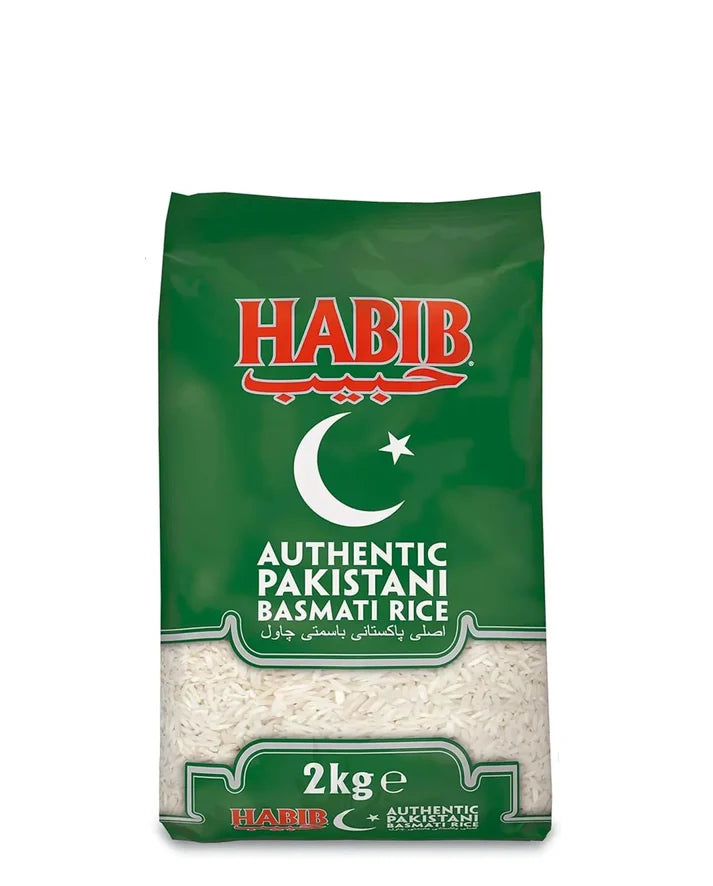 Zabib Rice Habib Basmati Rice 5kg, 10kg, 20kg | Buy Online UK | KW Foodstores ...