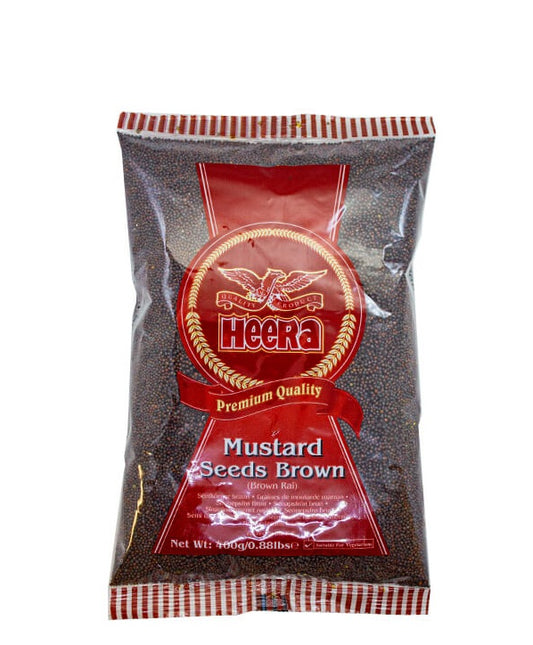 HEERA BROWN MUSTARD SEEDS 400G