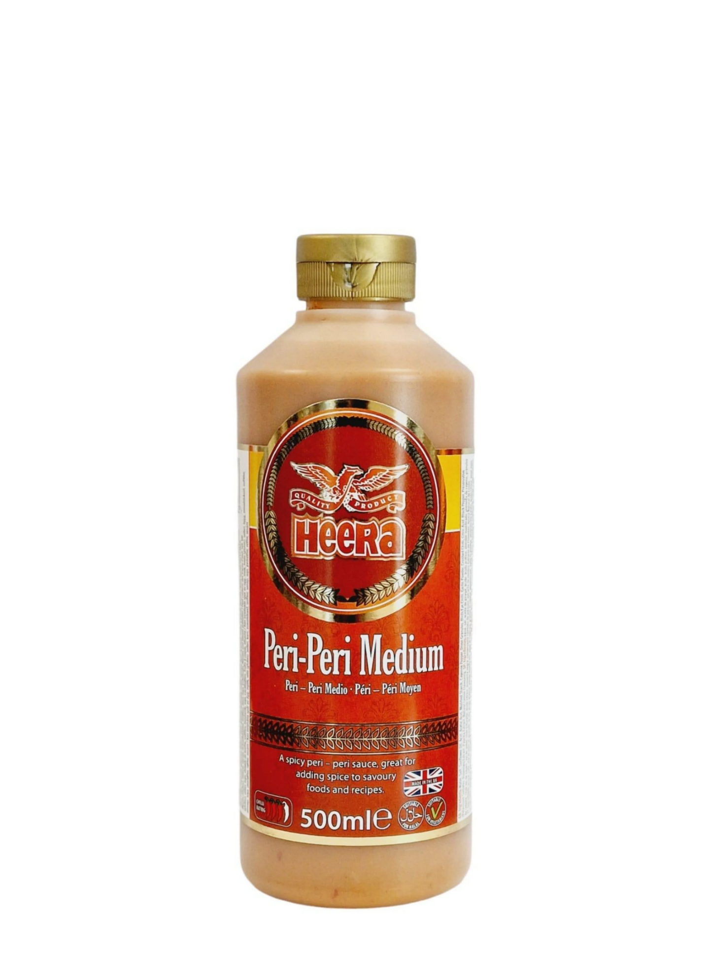 HEERA PERI PERI MEDIUM SAUCE 500ML