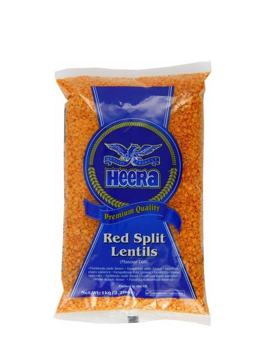 HEERA RED SPLIT LENTIL 1KG