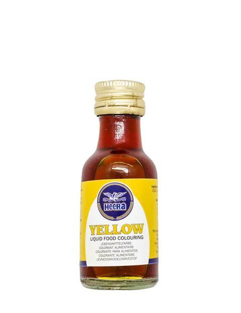 HEERA YELLOW LIQUID FOOD COLOR 28ML