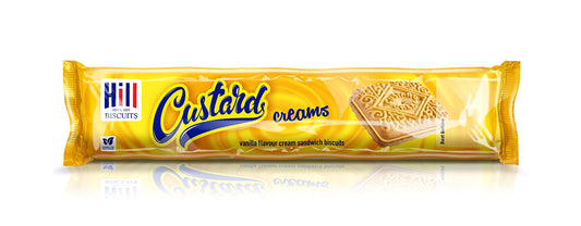 HILL BISCUITS CUSTARD CREAMS 150g