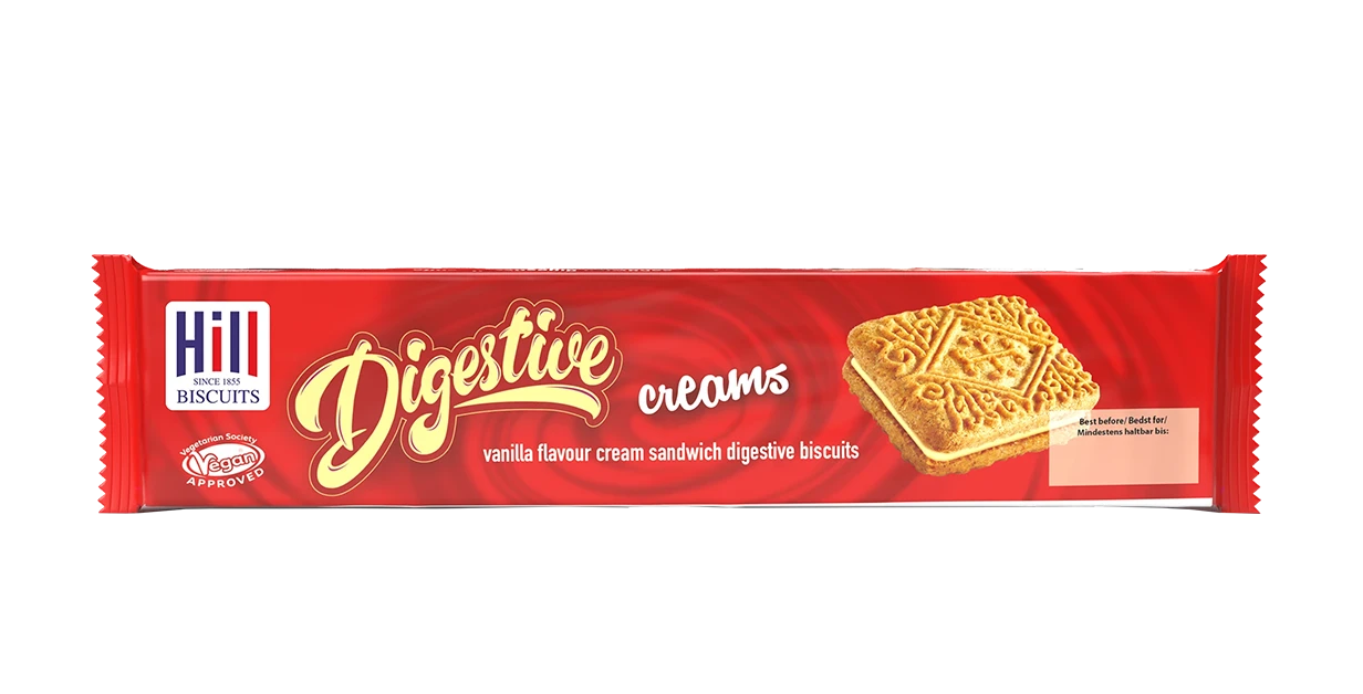 HILL BISCUITS DIGESTIVE CREAMS 150g
