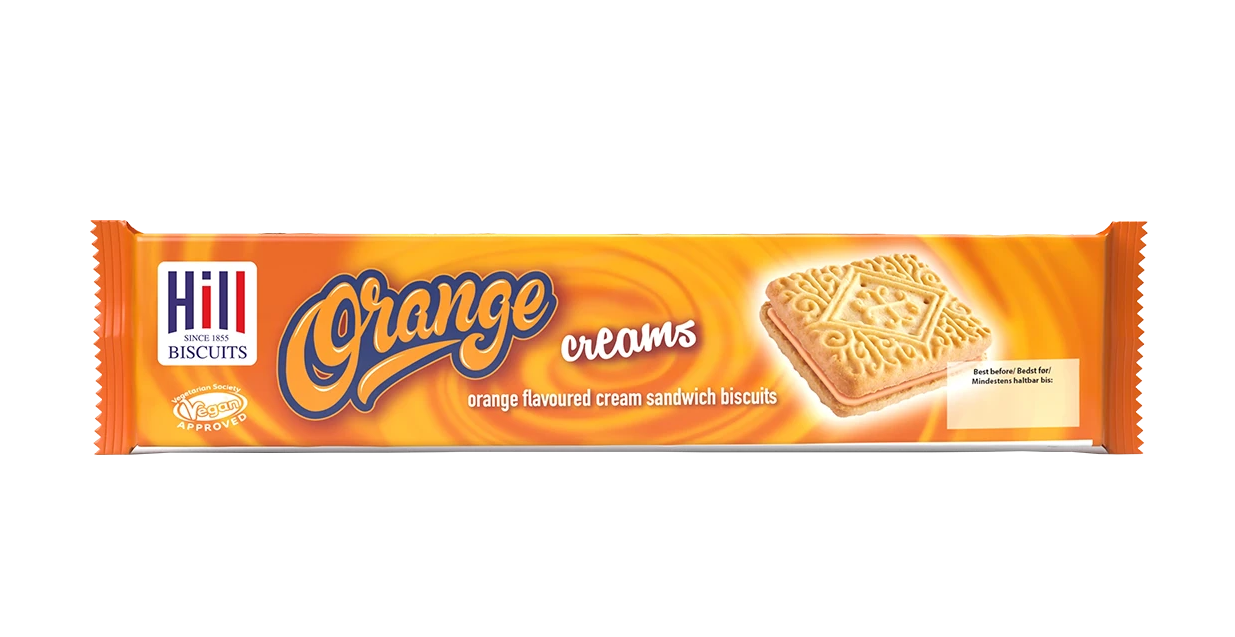HILL BISCUITS ORANGE CREAMS 150g