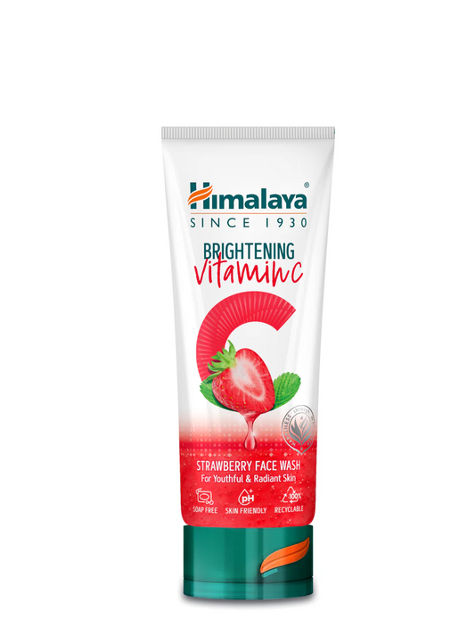 VITAMIN C STRAWBERRY FACE WASH 100ML (HIMALAYA BRIGHTENING)