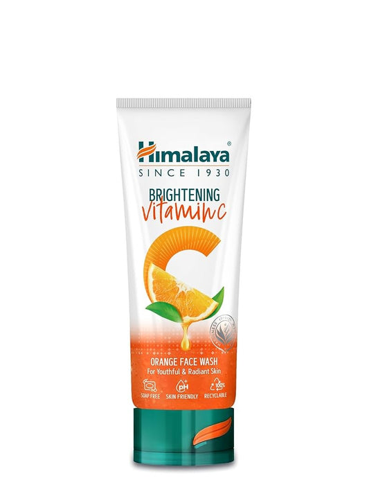 BRIGHTENING VITAMIN C ORANGE FACE WASH 100ML (HIMALAYA)
