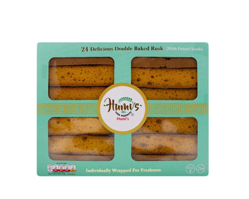 BITE SIZE CAKE RUSK WITH FENNEL SEEDS 400G (HUMI'S )