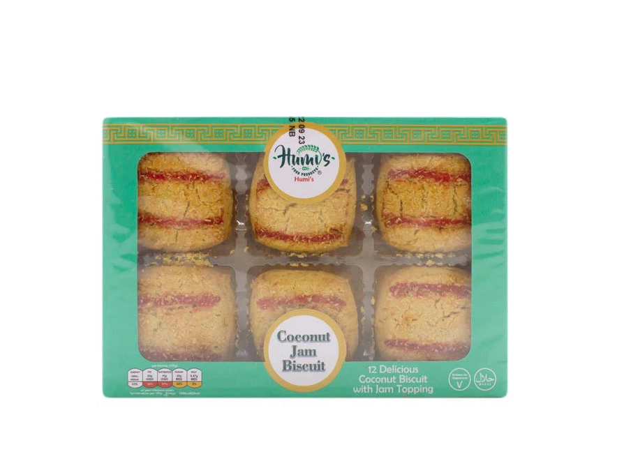 HUMI'S COCONUT JAM BISCUITS 12PK