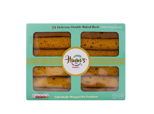 HUMI'S DOUBLE BAKE CAKE RUSK 24PK