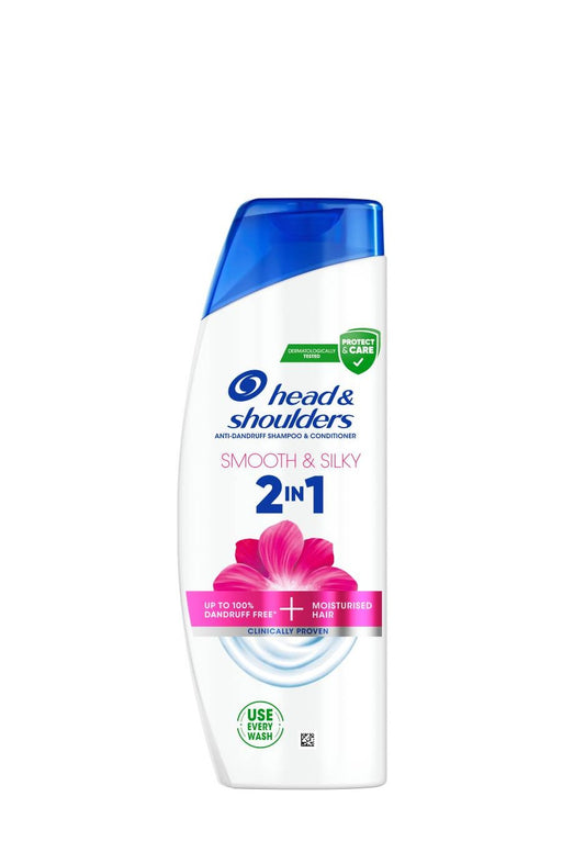 H&S SHAMPOO 2IN1 SMOOTH & SILKY 330ML