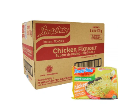 INDOMIE CHICKEN NOODLE 70gX40 BOX