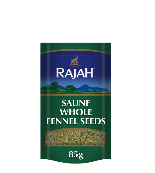 RAJAH SAUNF WHOLE / FENNEL SEEDS  85G