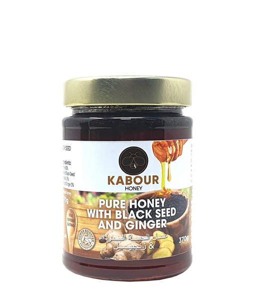 KABOUR HONEY WITH BLACK SEED & GINGER 385G