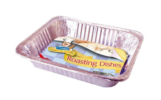 WORLD ROASTING TRAYS + LIDS 2PK