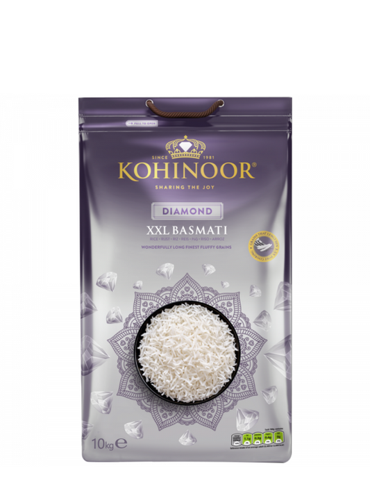 KOHINOOR DIAMOND XXL BASMATI RICE 10KG