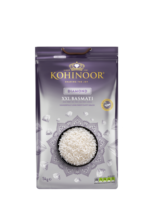 KOHINOOR DIAMOND XXL BASMATI RICE 20KG