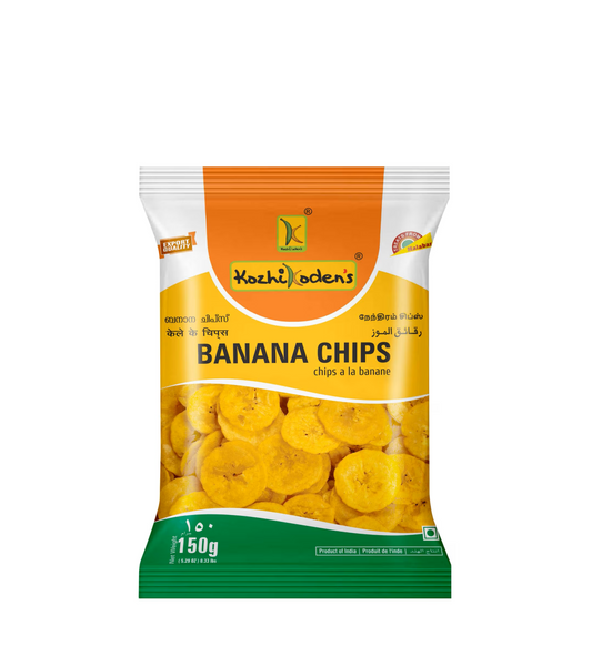 KOZHIKODENS BANANA CHIPS 150G
