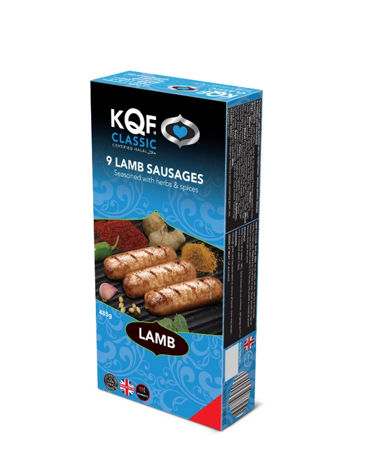 KQF PIRI PIRI LAMB SAUSAGES 650g