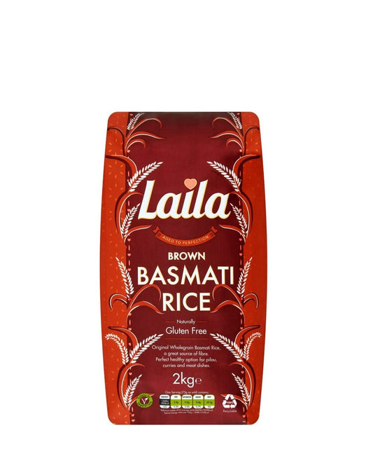 LAILA BROWN BASMATI RICE 2KG