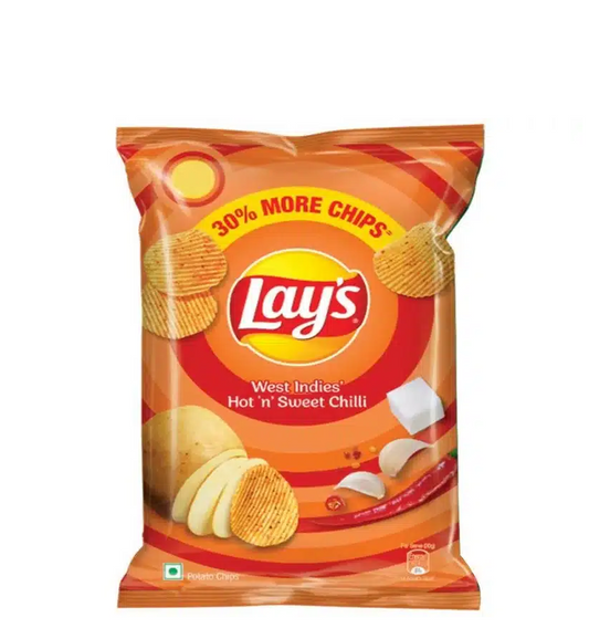 LAYS HOT & SWEET CHILLI 52G