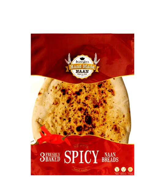 L/HAND MADE SPICY NAAN 3 PCS