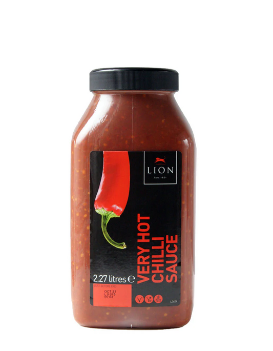 LION CHILLI SAUCE VERY HOT  2.27L