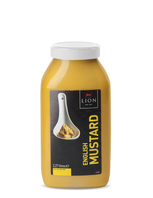 LION ENGLISH MUSTARD JAR 2.27LTR
