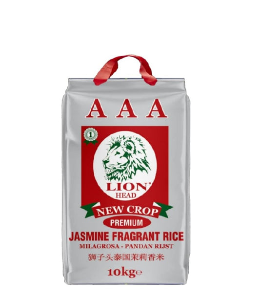 LION HEAD AAA JASMINE RICE 10KG