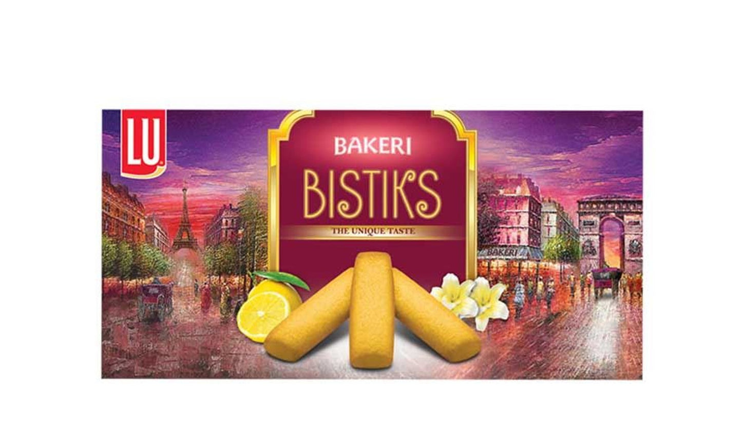 LU BAKERI BISCUITS LEMON FLAV STICKS 190G