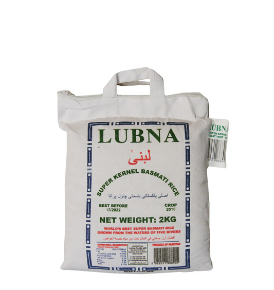 LUBNA BASMATI RICE 2KG