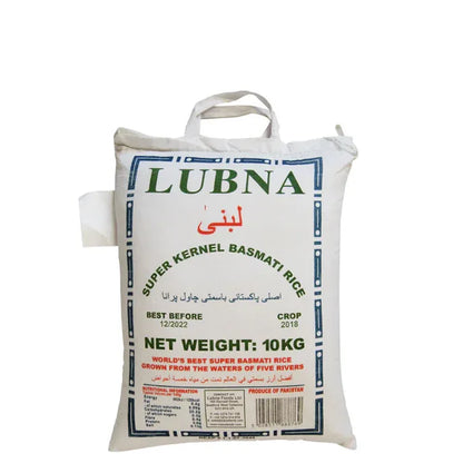 LUBNA SUPER KERNAL BASMATI RICE 20kg, 10kg, 5kg